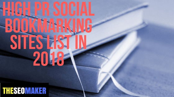 high pr social bookmarking sites